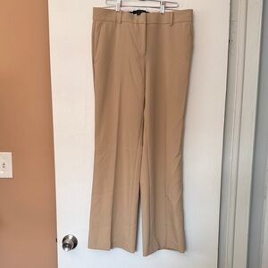 Ann Taylor Classic Wide-Leg Women's Dress Pants in Tan